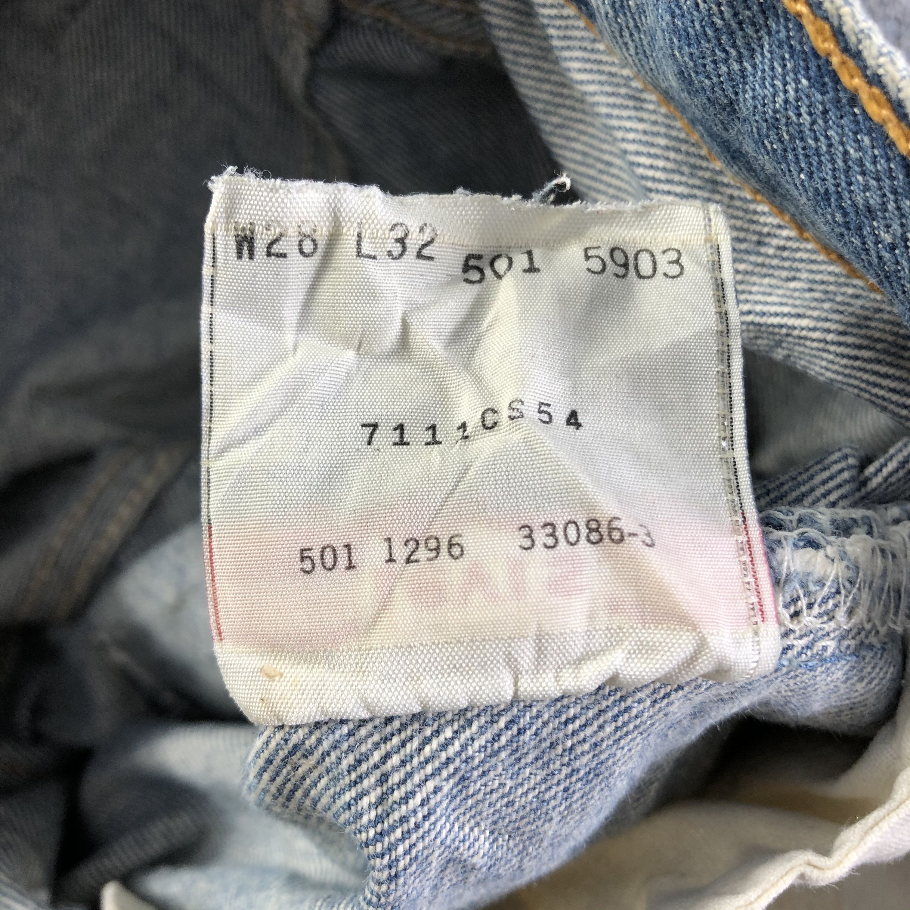Levi's Vintage 90s Levis 501 Jeans-J4593 Size US 27 - 11 Thumbnail