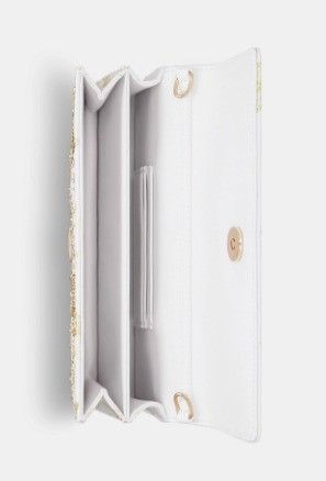 Dior o1w1db10924 Size: OS / Calfskin Mini Bag in White & Gold Size ONE SIZE - 3 Thumbnail