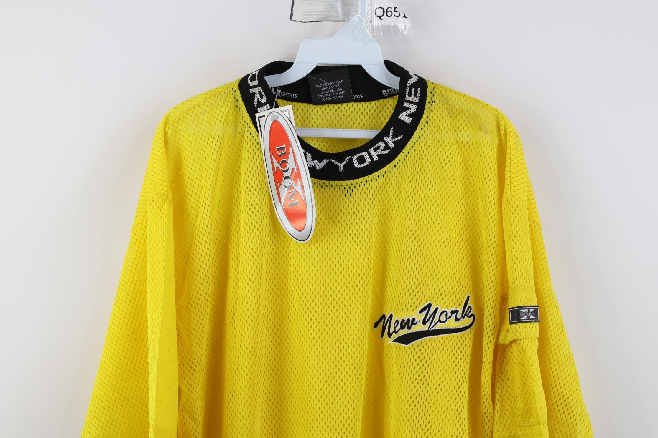 Vintage Deadstock Vintage 90s Y2K Streetwear Mesh New York T-Shirt Size US M / EU 48-50 / 2 - 2 Thumbnail