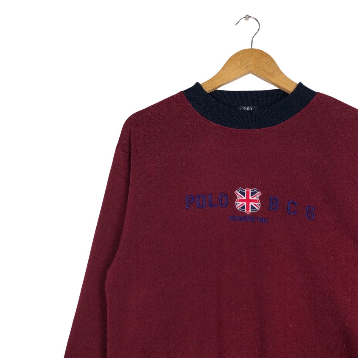 Beverly Hills Polo Club × U.S. Polo Assn. Polo British Council Vintage Casual Sweatshirt Small Size US S / EU 44-46 / 1 - 6 Thumbnail