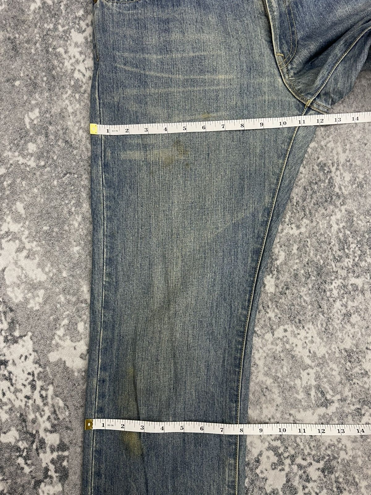 Uniqlo Vintage Uniqlo UJ S002 Faded Blue Washed Denim Size US 31 - 16 Thumbnail