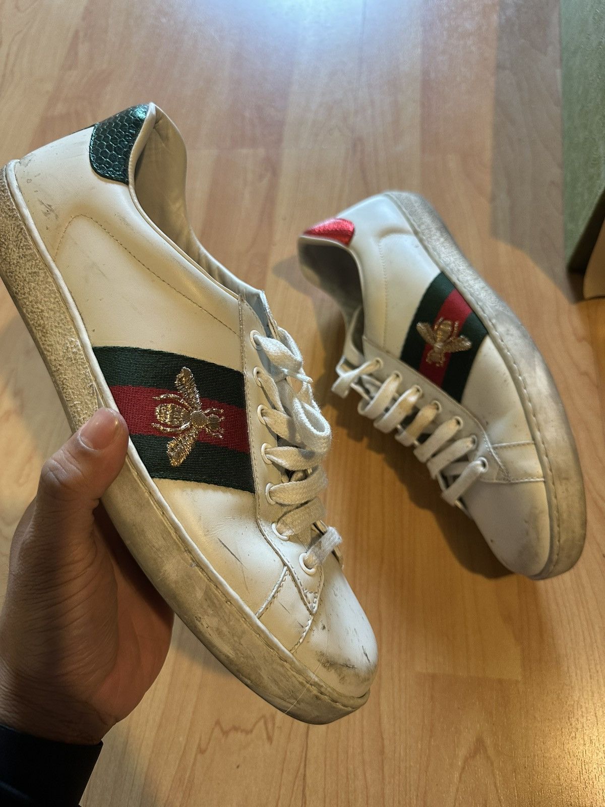 Gucci Gucci Ace Sneakers Bee size 10.5 US / 9.5 EU Size US 9.5 / EU 42-43 - 1 Thumbnail