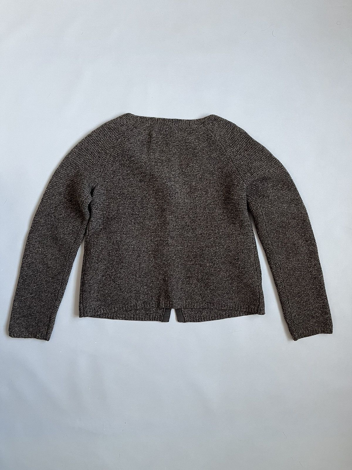 A.P.C. A.P.C. Rue Madame Paris Brown Cable Knit Wool Cardigan Size S / US 4 / IT 40 - 10 Thumbnail