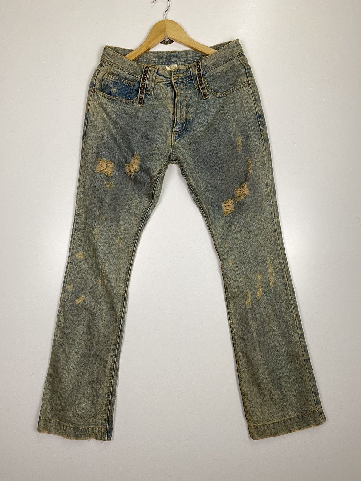 Vintage Vintage Distressed Denim Size US 32 / EU 48 - 2 Thumbnail