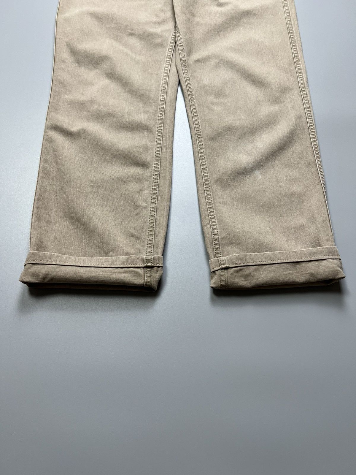 Japanese Brand × Visvim Visvim - Deer Skin Beige Mens Chino - Pants Size US 32 / EU 48 - 5 Thumbnail