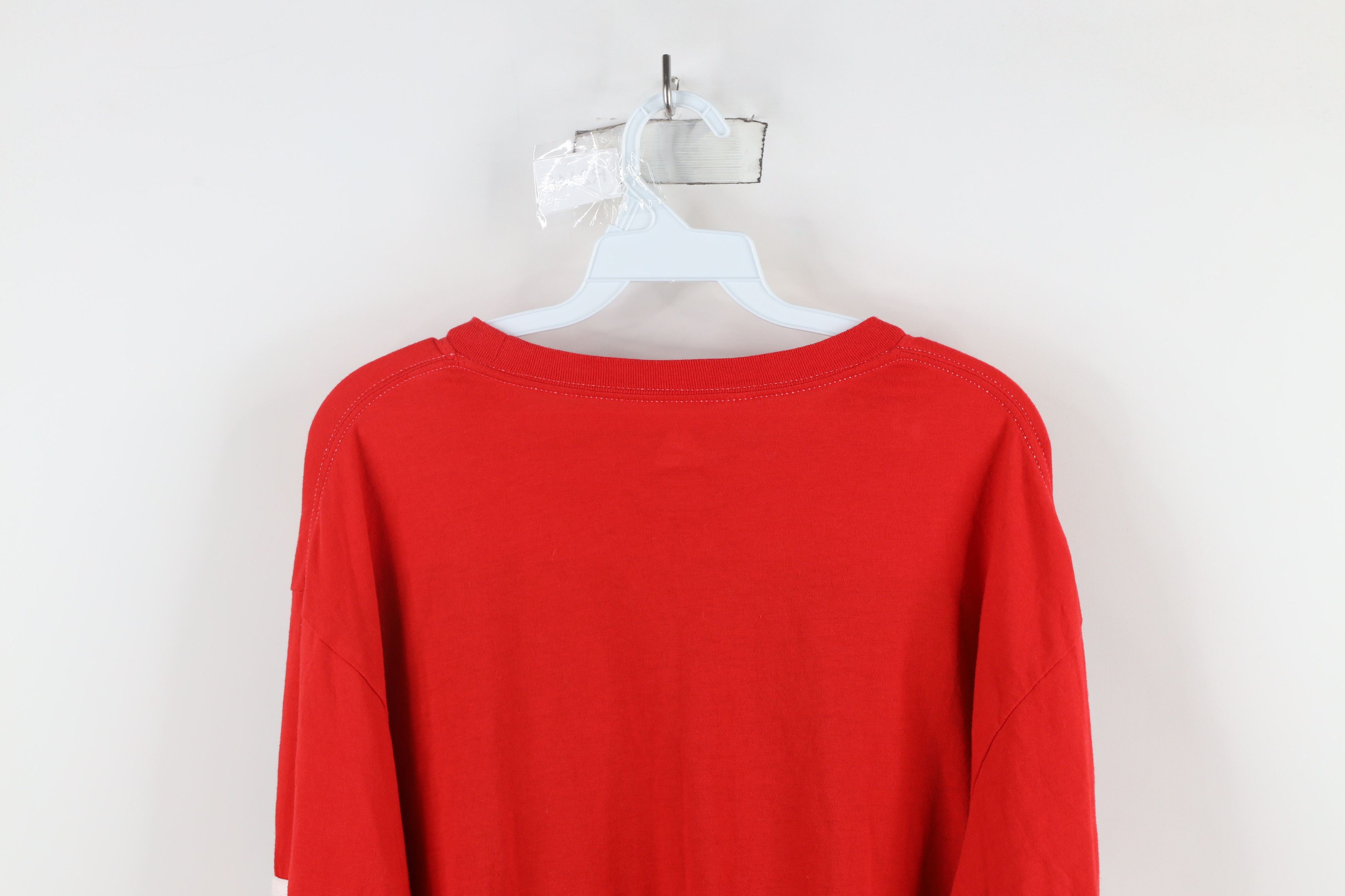 Majestic × Vintage Vintage Majestic Red Wings Hockey Long Sleeve T-Shirt Size US XXL / EU 58 / 5 - 10 Thumbnail
