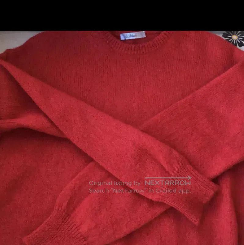 Other MaxMara Red Mohair Women’s Pullover Sweater . Size S / US 4 / IT 40 - 9 Thumbnail