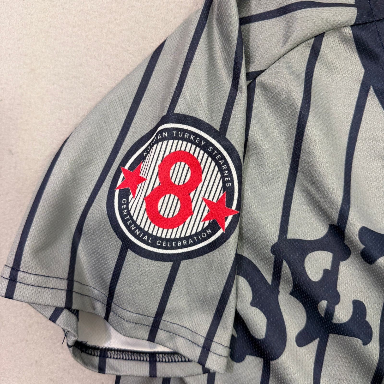 MLB Detroit Tigers Jersey Men's Medium Gray Stars Negro League Size US M / EU 48-50 / 2 - 4 Thumbnail