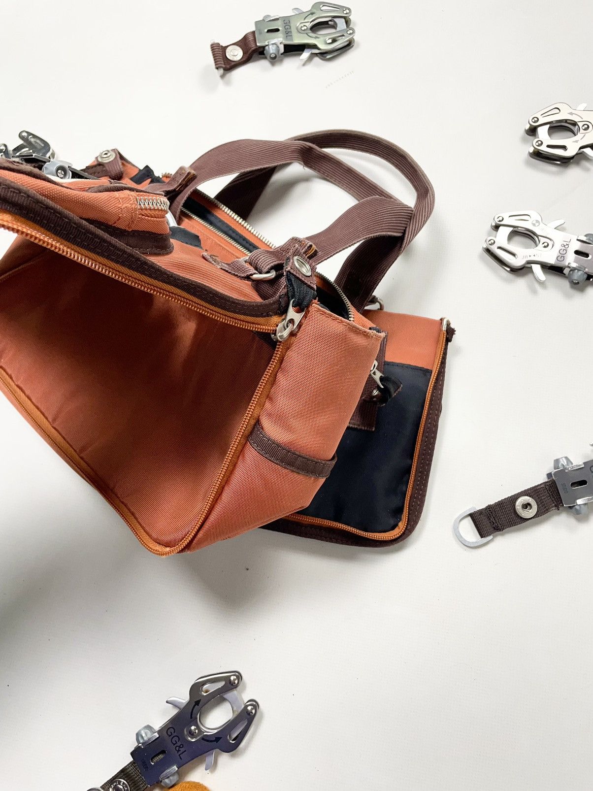 Japanese Brand George Gina & Lucy Vintage Orange Alyx Carabiner Bag GGL Size ONE SIZE - 9 Thumbnail
