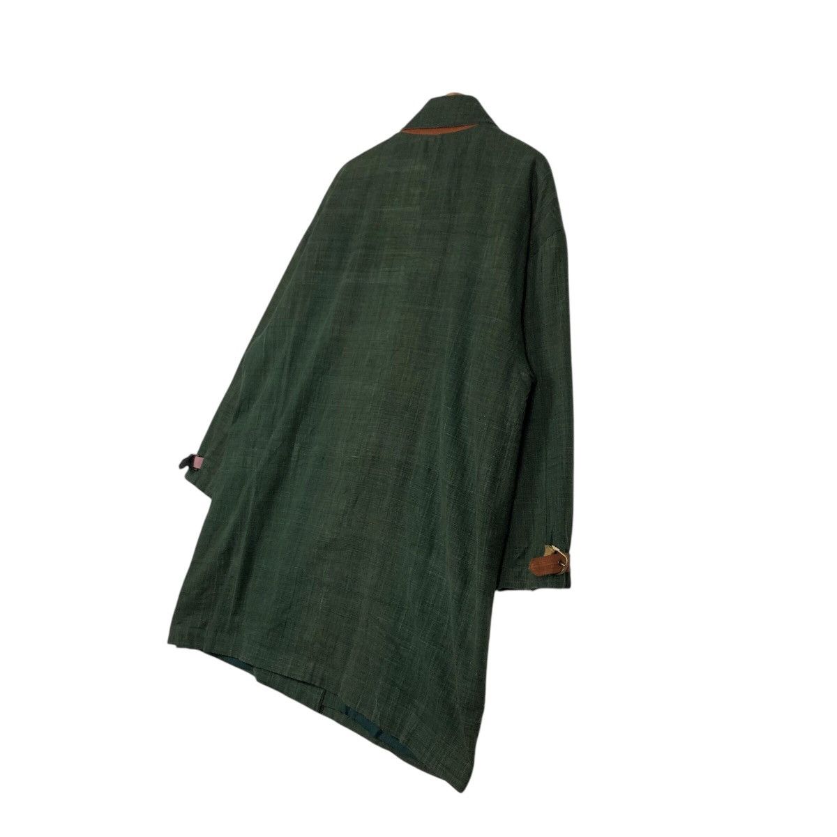 Issey Miyake 📌Rich Green Vintage Jacket Comme Se Soir Buckle Size US M / EU 48-50 / 2 - 12 Thumbnail