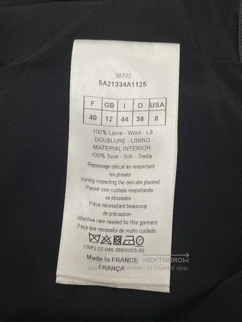 Dior Dior Black pleated skirt Size 26" / US 2 / IT 38 - 4 Thumbnail