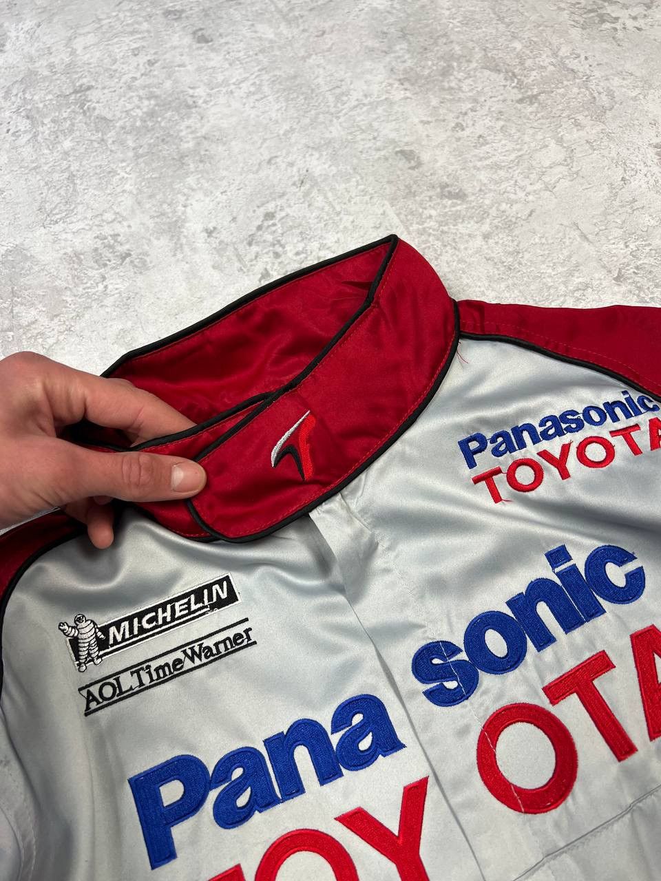 Vintage Vintage Toyota Panasonic Red Racing Jacket Size US M / EU 48-50 / 2 - 9 Thumbnail