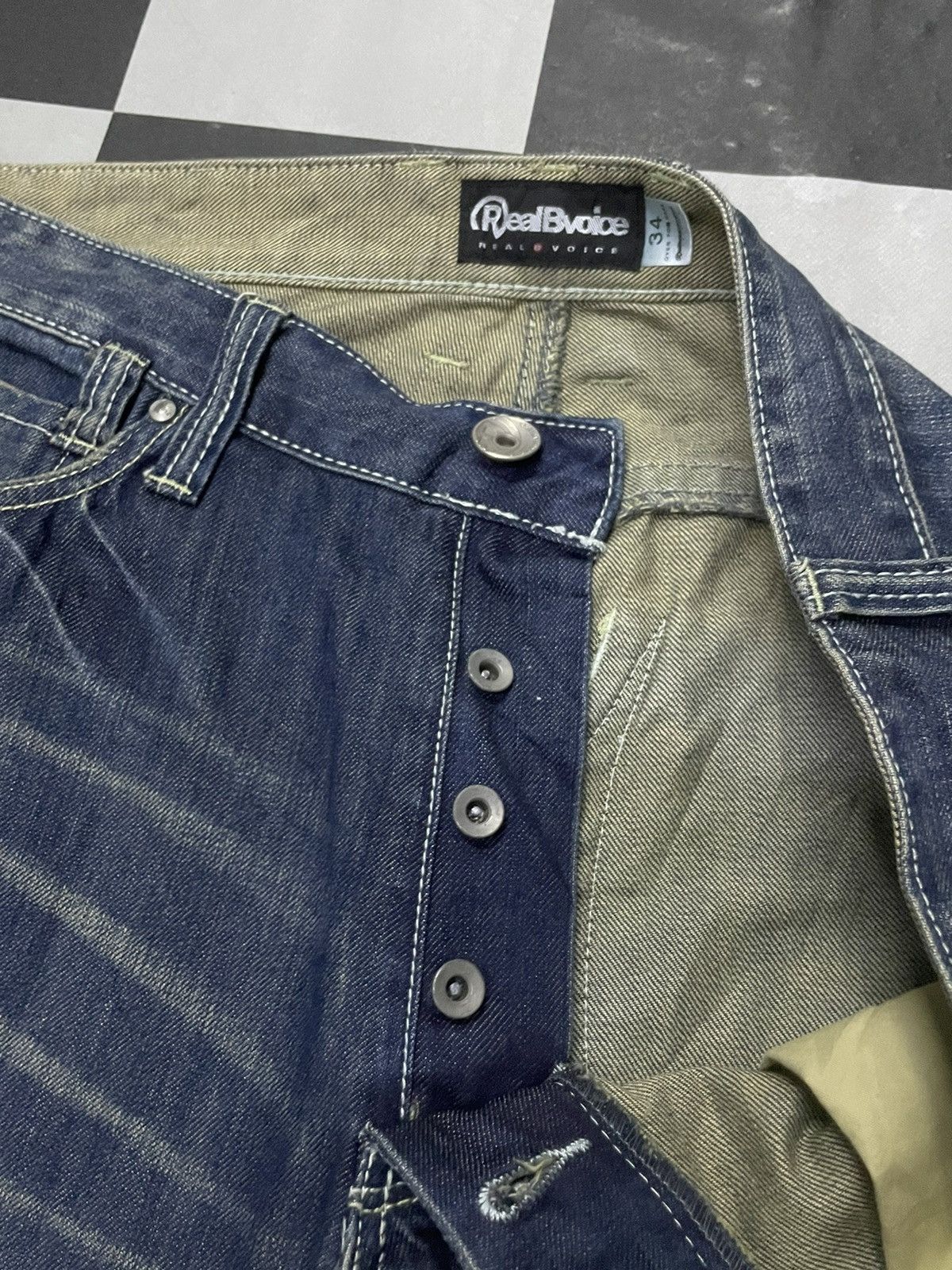 KOJIMA GENES Evisu Style Real Bvoice Daicock Print Baggy Jeans Button fly Size US 34 / EU 50 - 12 Thumbnail