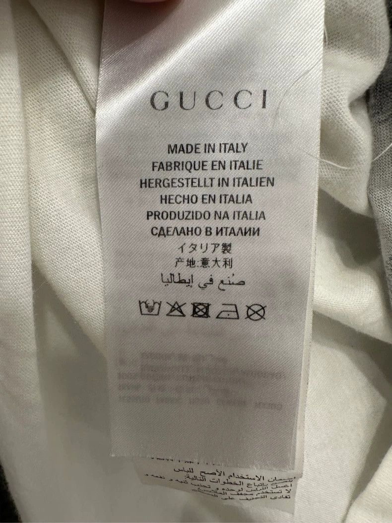 Gucci GucciWhite creative cat head print short-sleeved T-shirt 25 Size US XS / EU 42 / 0 - 5 Thumbnail