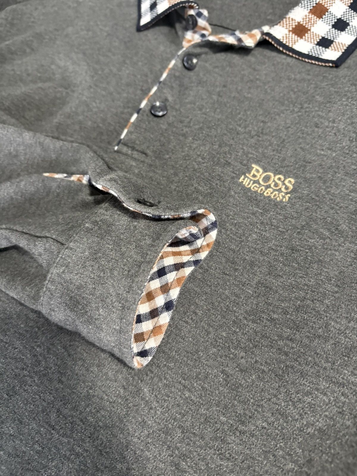 Hugo Boss HUGO BOSS POLO SWEATER Size US XXL / EU 58 / 5 - 3 Thumbnail
