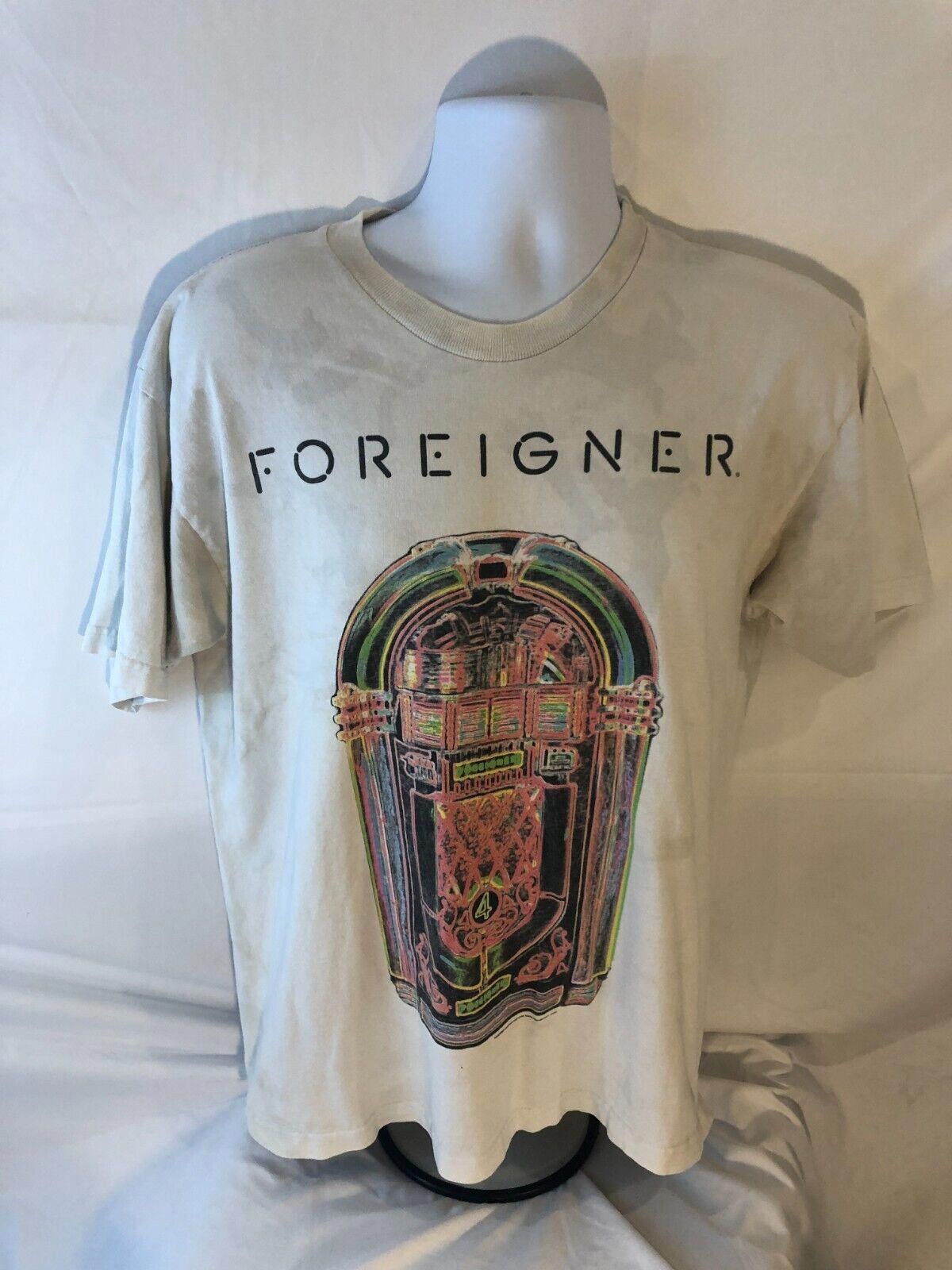 Designer Vtg Foreigner Juke Box Hero 1999 Tour T-shirt Size Large Size US XL / EU 56 / 4 - 1 Thumbnail