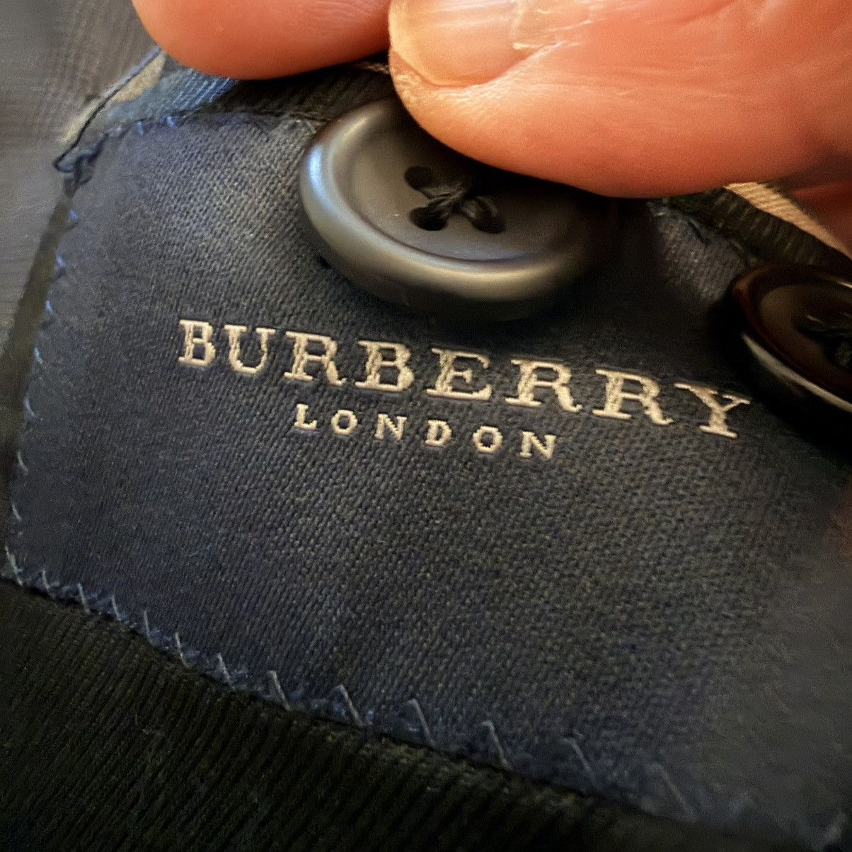 Burberry Burberry London Blazer 42R Black 100% Wool Union Made USA Size 42R - 18 Thumbnail