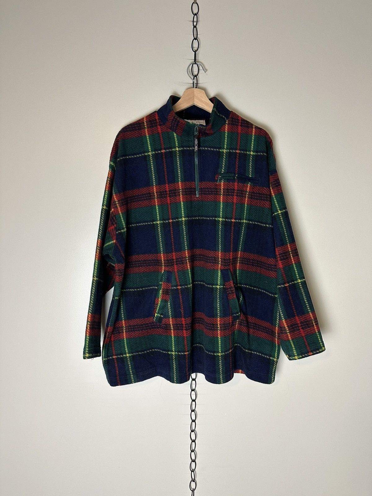 Cherokee × Vintage Vintage Cherokee Plaid 1/4 Zip-up Fleece Size XL Size US XL / EU 56 / 4 - 1 Thumbnail