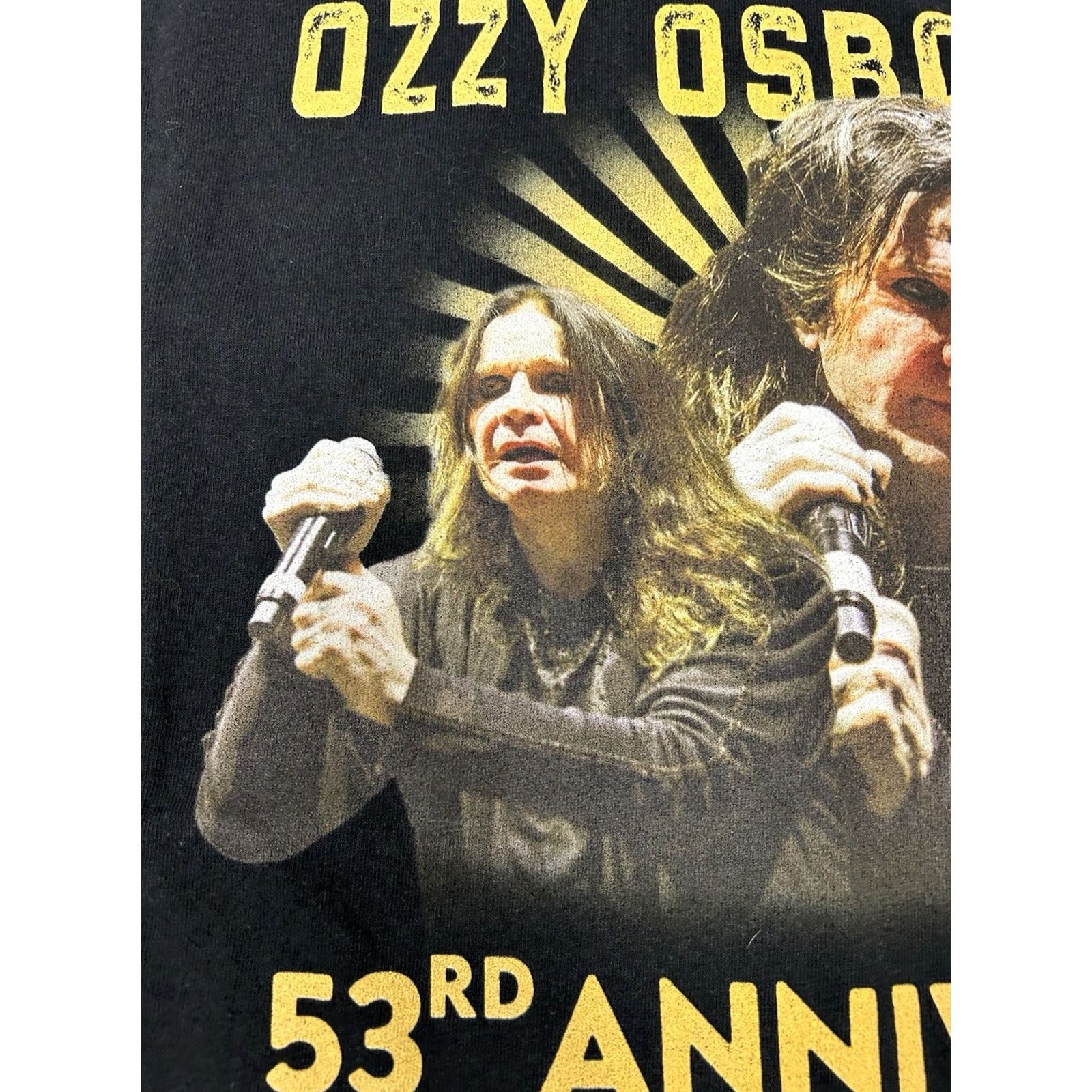 Gildan Ozzy Osbourne Shirt 53rd Anniversary Thank You For The Memories Tee XL Black Gildan Graphic Print 2020 Size US XL / EU 56 / 4 - 3 Thumbnail
