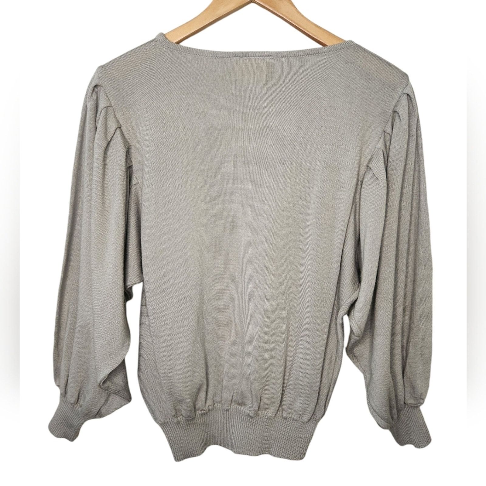 Vintage Vintage Butterfly Sleeve Embroidered Sweater 38 Medium Size M / US 6-8 / IT 42-44 - 4 Thumbnail