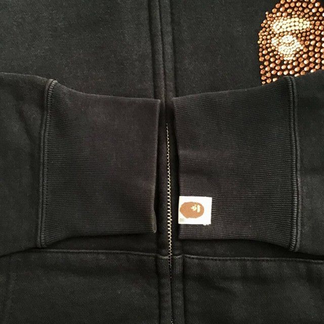 Bape × Nigo × Swarovski BAPE HEAD Swarovski logo full zip hoodie a bathing ape NIGO Size US M / EU 48-50 / 2 - 6 Thumbnail