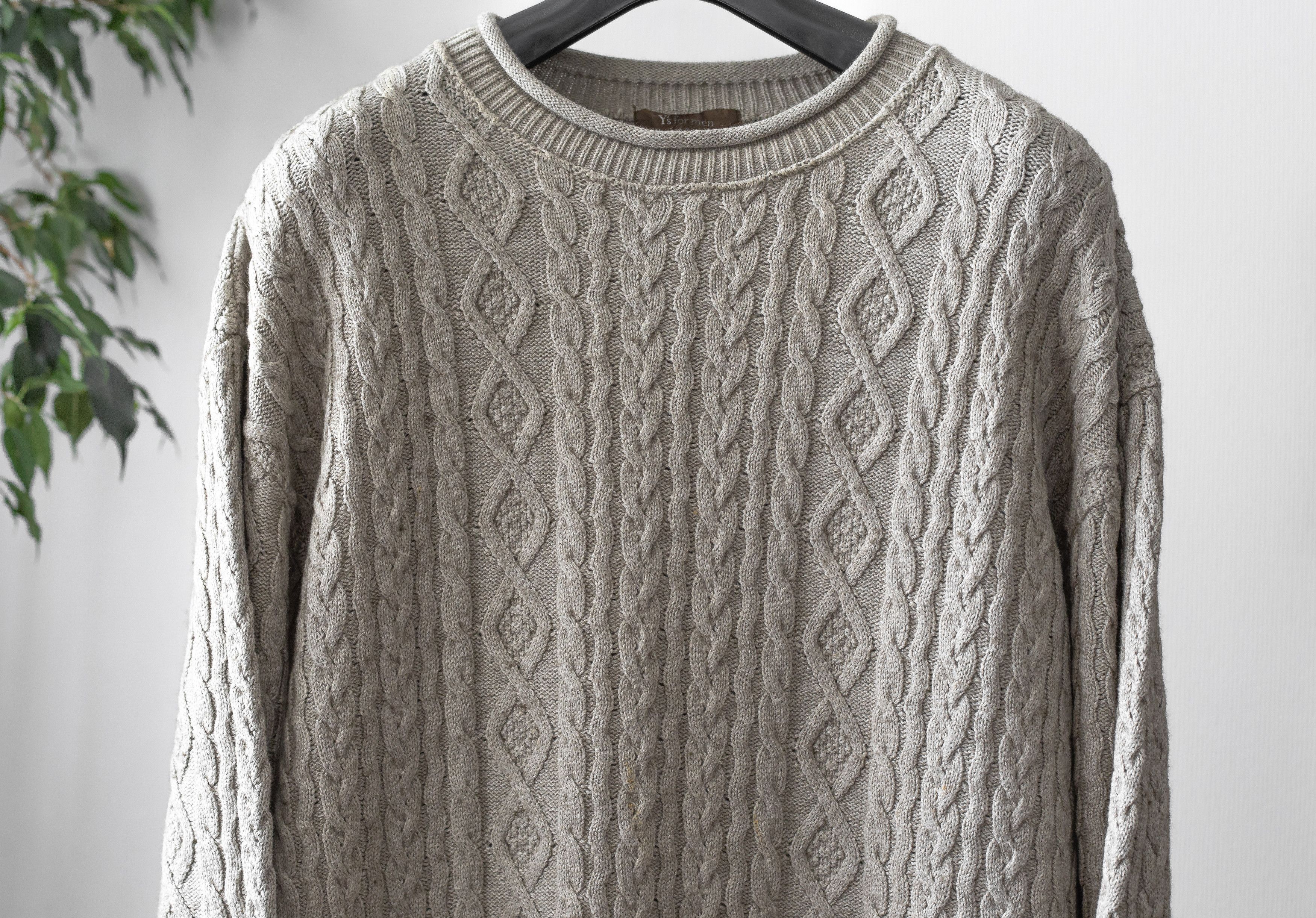 Yohji Yamamoto vintage cable knit Size US L / EU 52-54 / 3 - 2 Thumbnail