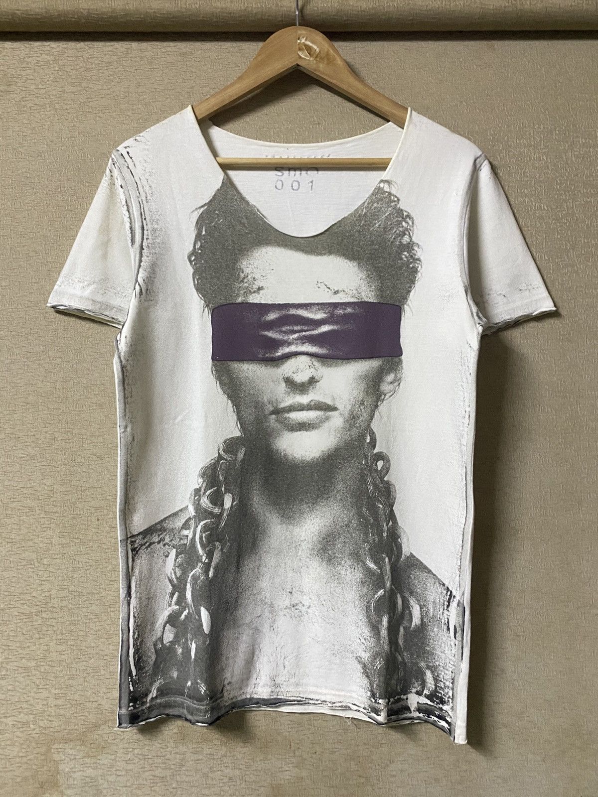 Japanese Brand Japan NEXT SMO 001 Model Overprint Chains Graphic Tee Size US M / EU 48-50 / 2 - 1 Thumbnail