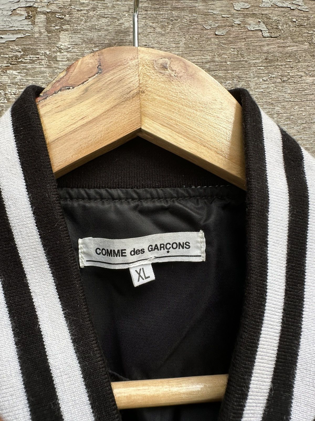 Comme des Garcons AD2018 Comme Des Garcons Big Logo Bomber Jacket Size US M / EU 48-50 / 2 - 11 Thumbnail