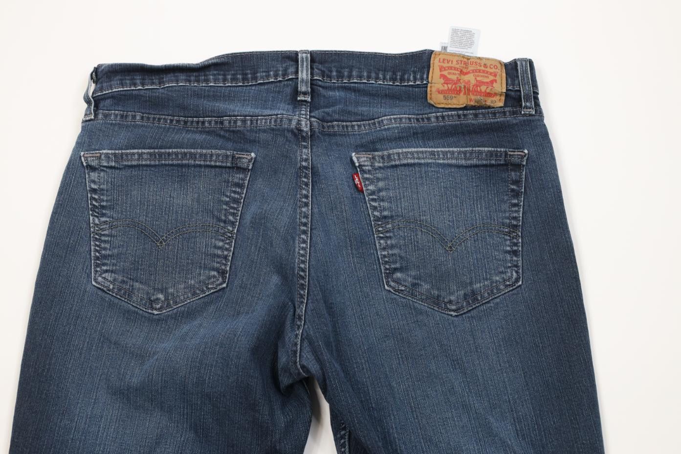 Levi's Vintage Y2K Levis 559 Relaxed Straight Wide Leg Denim Jeans Size US 34 / EU 50 - 11 Thumbnail
