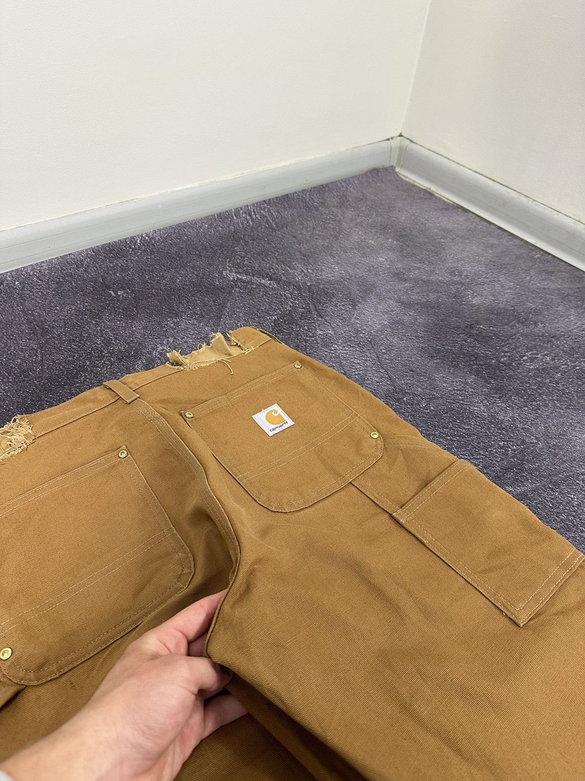 Carhartt Vintage 90s Carhartt Double Knee USA Distressed Work Pants Size US 30 / EU 46 - 13 Thumbnail