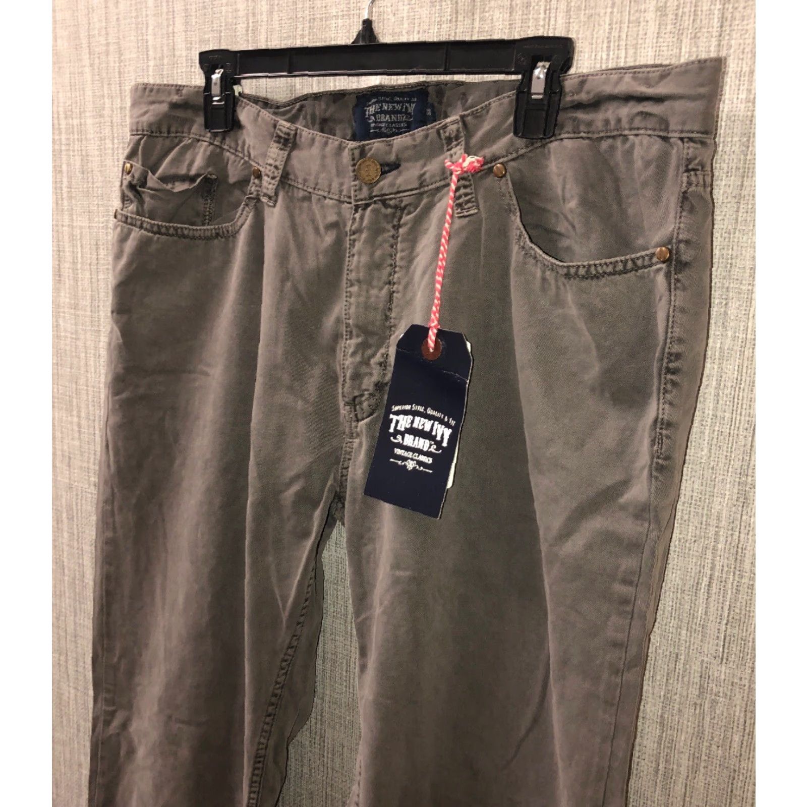 Vintage THE NEW IVY Men’s Cargo Pants Gray Size 38 x 34 Regular NEW Size US 38 / EU 54 - 2 Thumbnail