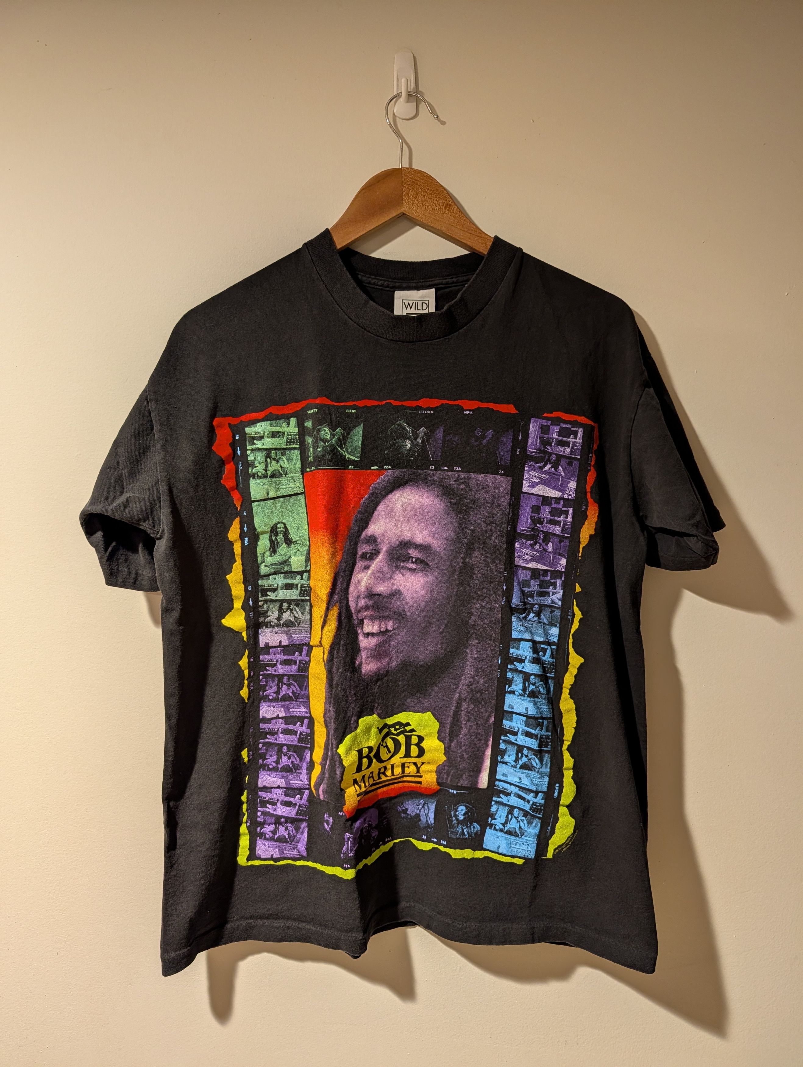 Bob Marley Vintage 1993 Bob Marley Wild and Oats Black Large T-Shirt Size US L / EU 52-54 / 3 - 1 Thumbnail
