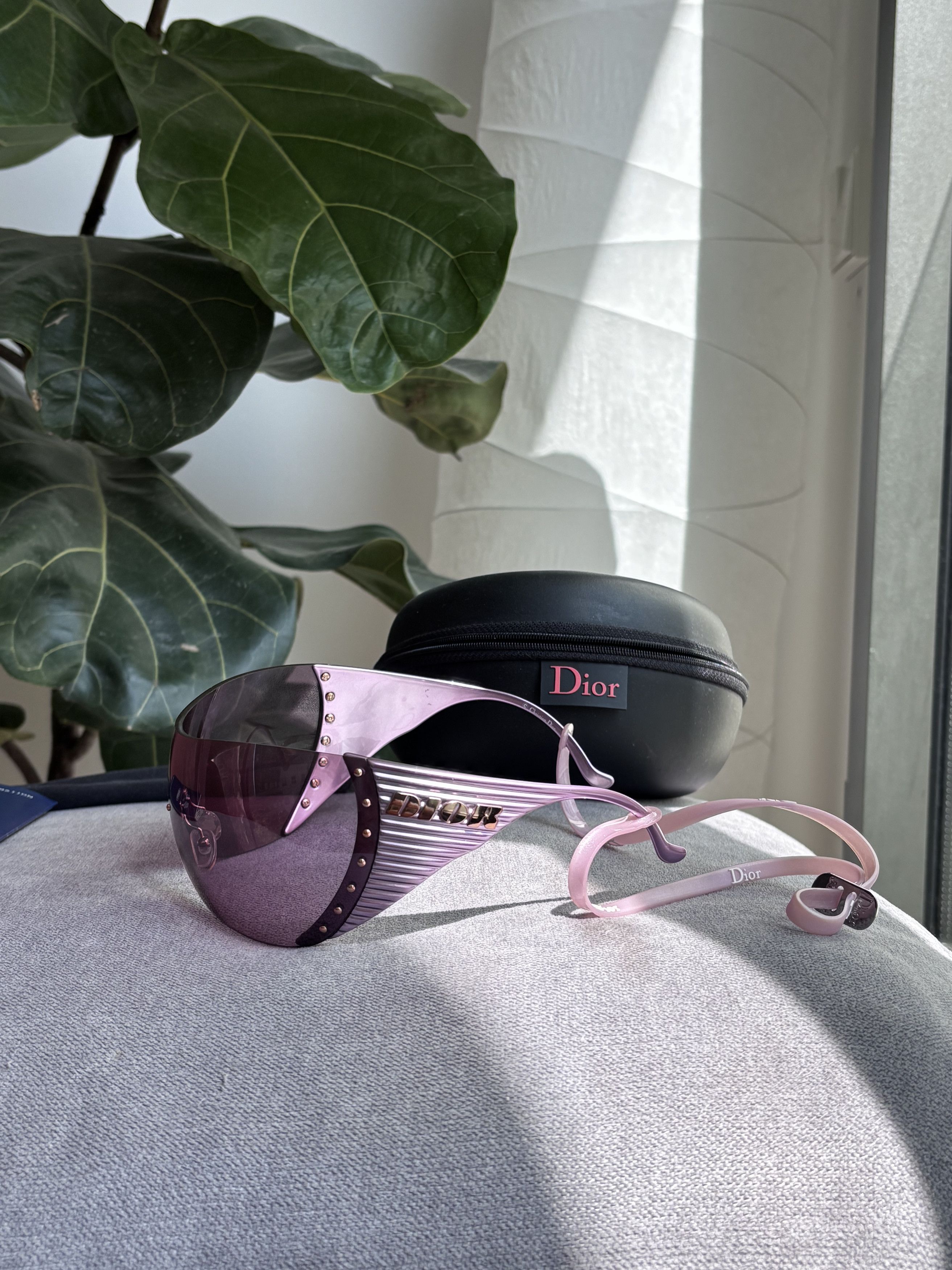 Dior Christian Dior Sunglasses Bike 1 Ski 90s Mask Sport Vintage Size ONE SIZE - 1 Thumbnail