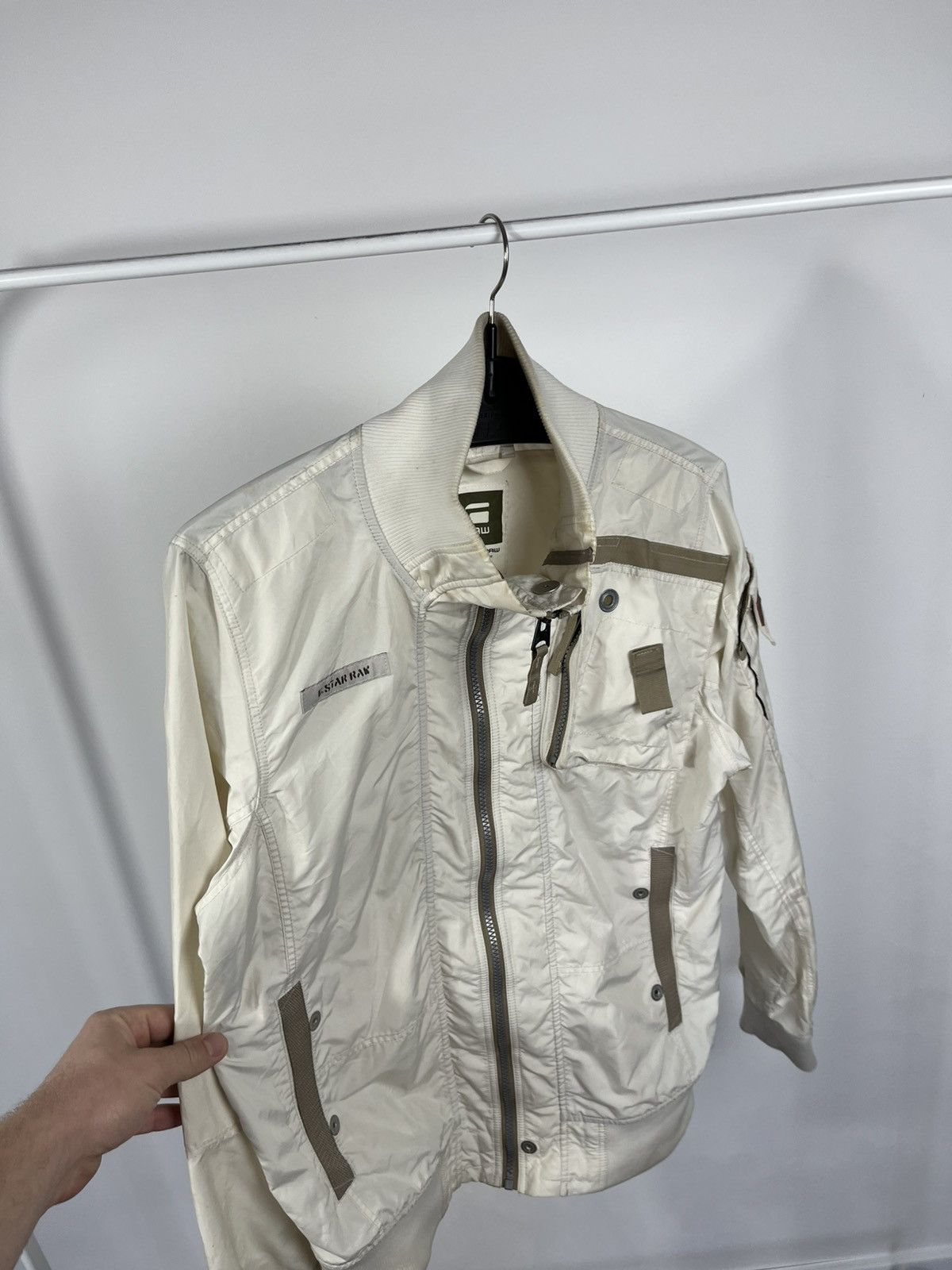 G-Star G Star RAW Lockhart Bomber Jacket Cargo Military Style M Size US M / EU 48-50 / 2 - 10 Thumbnail