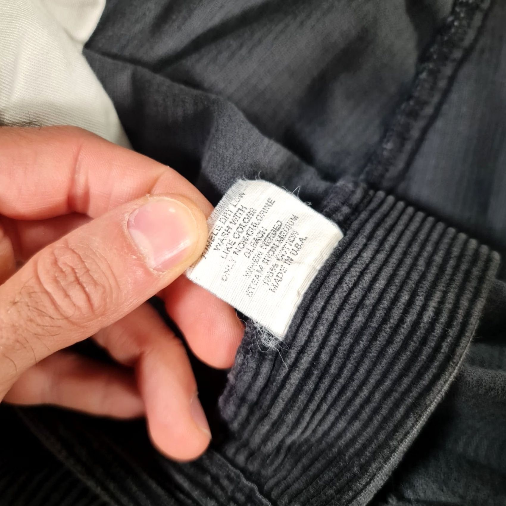 Polo Ralph Lauren VINTAGE Polo Ralph Lauren Trousers Mens W35 L32 Black Corduroy Made In USA Size US S / EU 44-46 / 1 - 4 Thumbnail