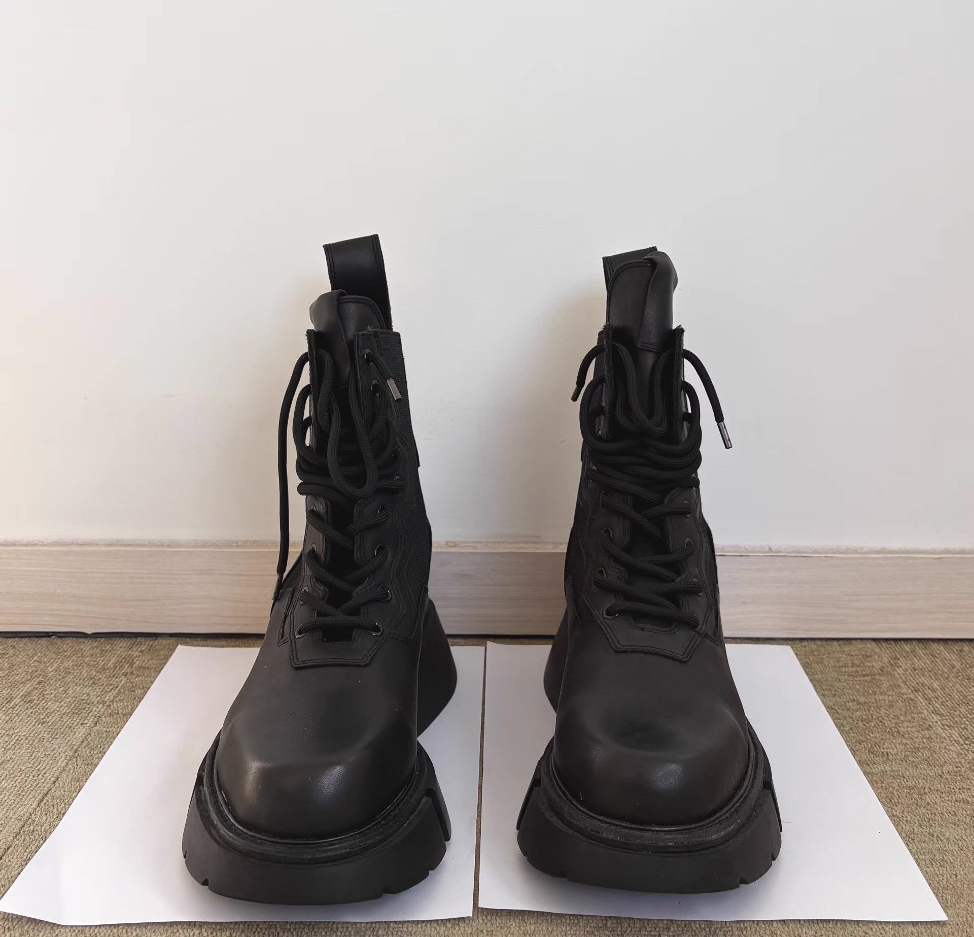 Julius Julius 21FW Men's Paneled Chunky Sole Boots Ｑ21 Size US 8 / EU 41 - 2 Thumbnail
