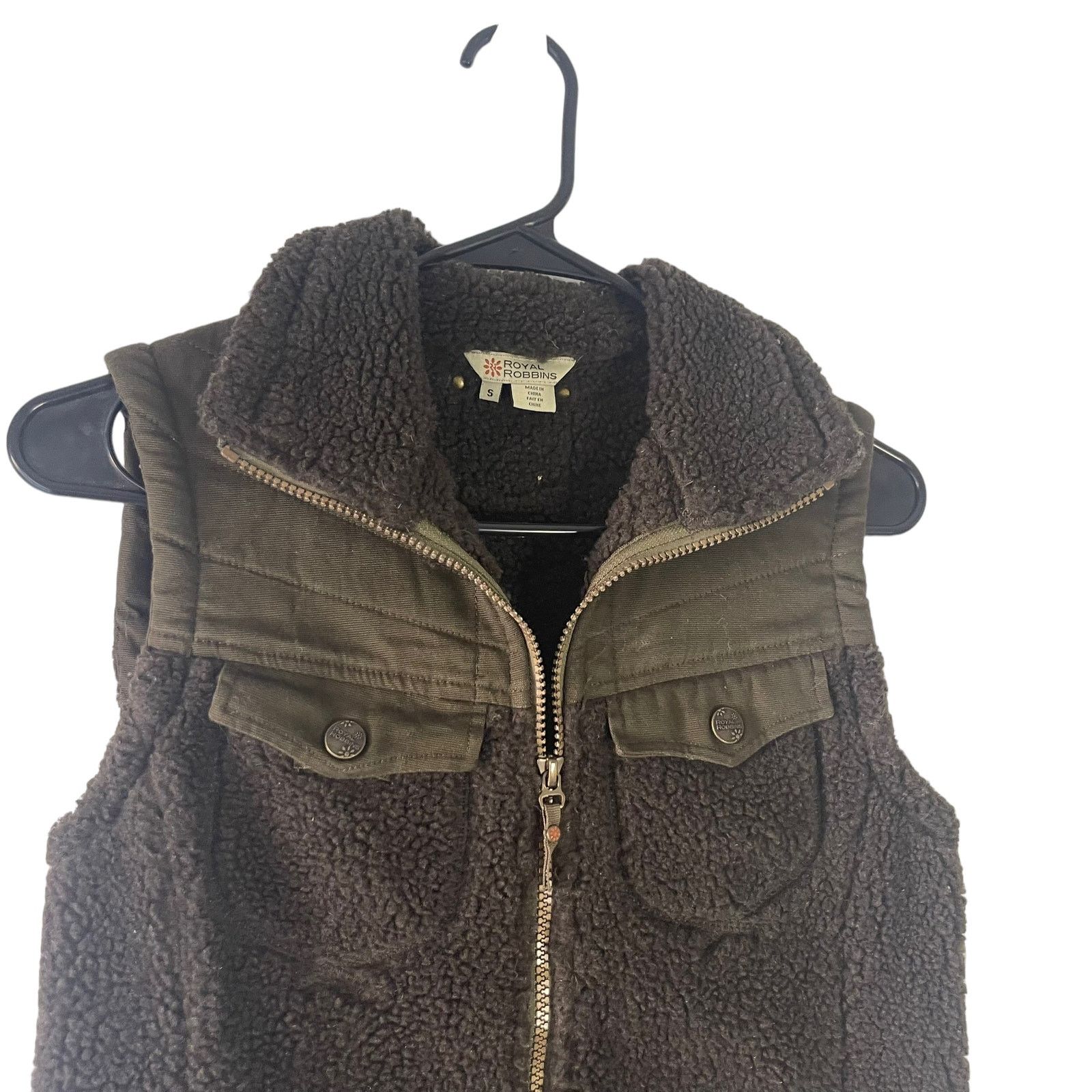 Royal Robbins Royal Robbins Women Small Green Sherpa Canvas Outdoor Vest Size S / US 4 / IT 40 - 2 Thumbnail