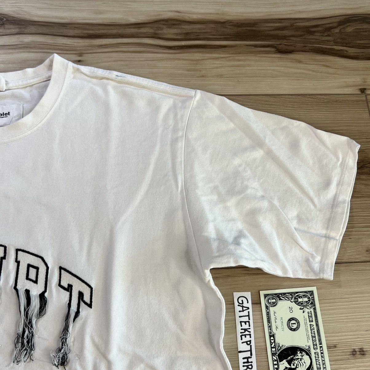 Doublet Doublet Japan Frayed Frying Embroidery Graphic T-Shirt Size US L / EU 52-54 / 3 - 8 Thumbnail