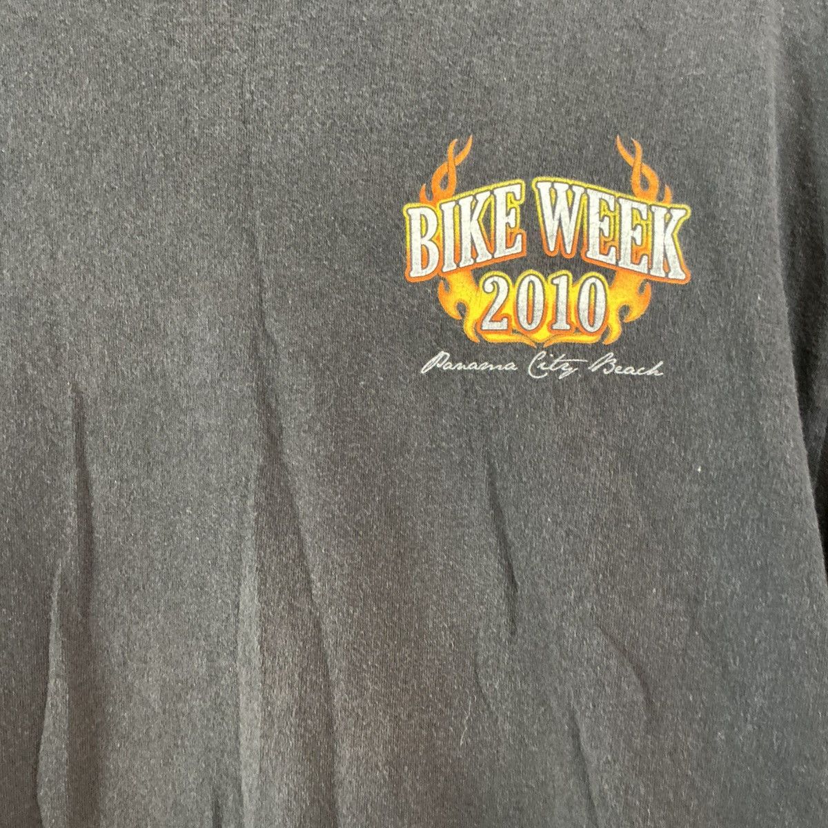 Delta Vintage Bike Week 2010 PCB Rolling Thunder Biker tee Mens S Size US S / EU 44-46 / 1 - 2 Thumbnail