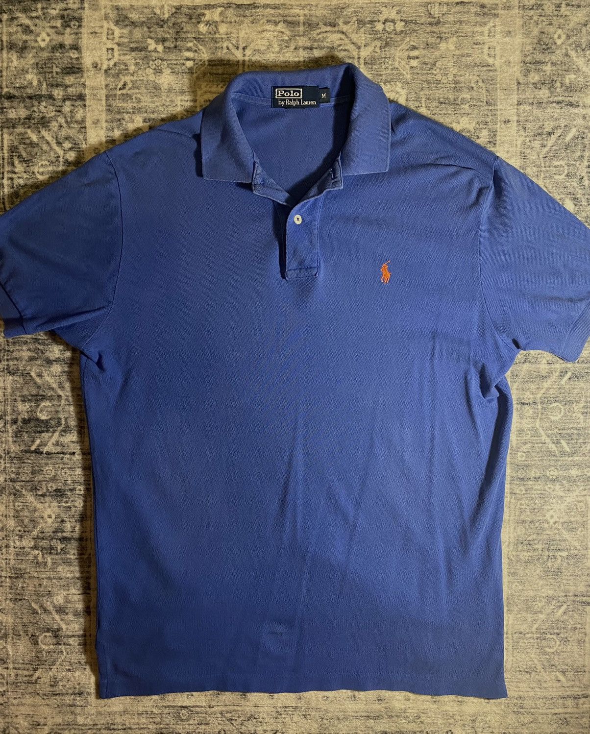 Polo Ralph Lauren × Vintage Vintage Polo Ralph Lauren Polo Shirt – 2000s – Blue – Size M Size US M / EU 48-50 / 2 - 2 Thumbnail