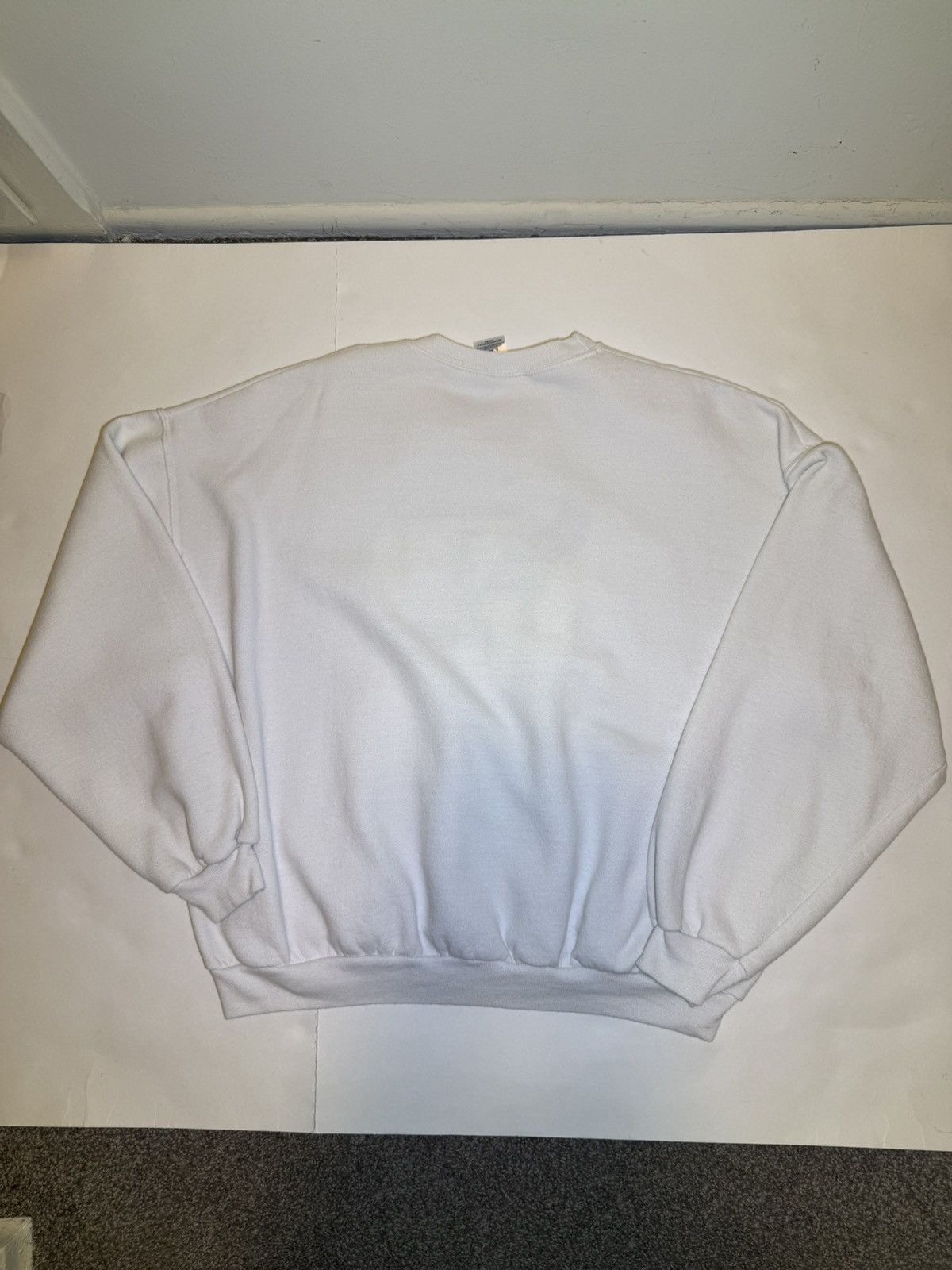 Jerzees White Fleece I Think Its Stress Zebra Crewneck Sweatshirt XL Size US XL / EU 56 / 4 - 5 Thumbnail