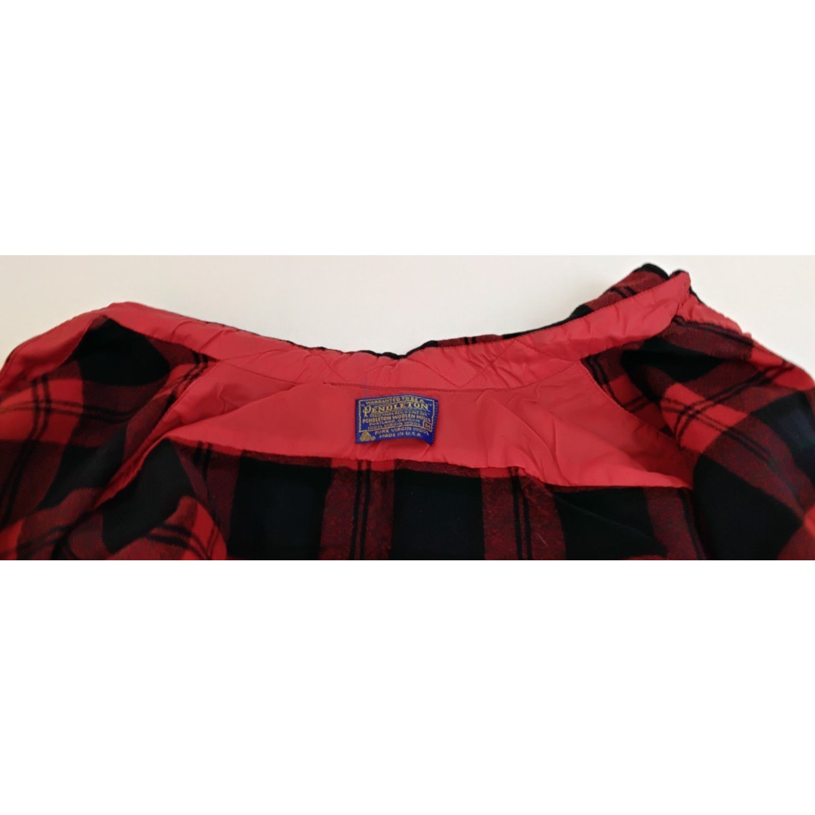 Pendleton Pendleton 100% Wool Flannel Shirt Men's M Red Made in USA Size US M / EU 48-50 / 2 - 5 Thumbnail