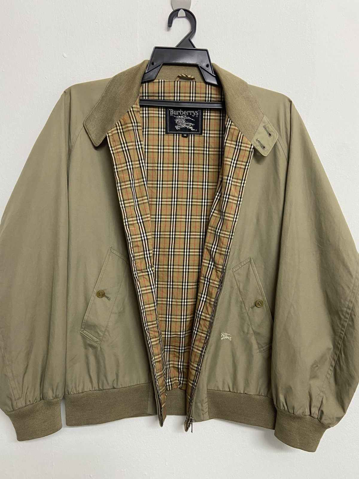 Burberry Burberrys Embroidery Logo Lined Bomber jacket Size US M / EU 48-50 / 2 - 2 Thumbnail