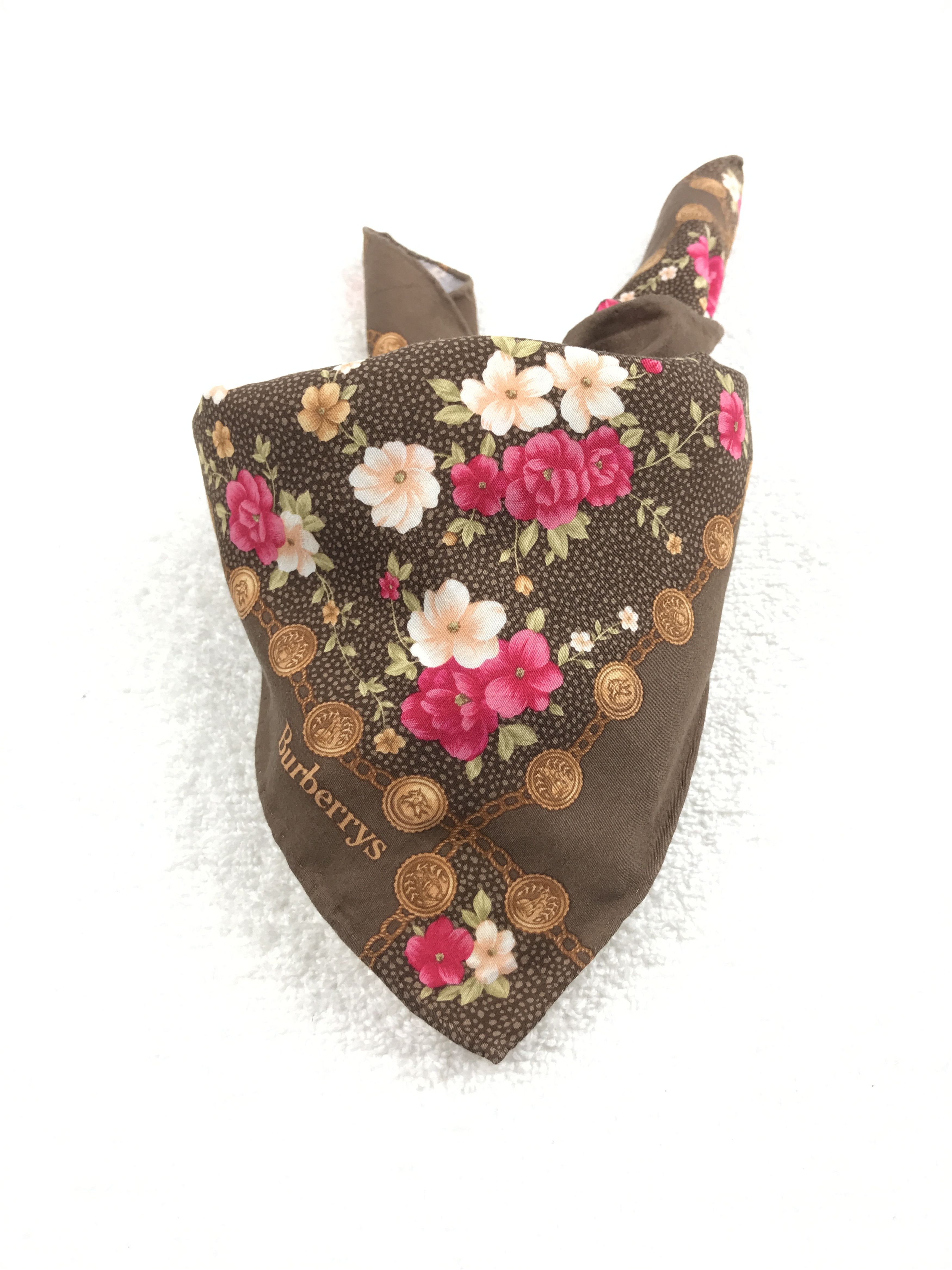 Burberry × Vintage Vintage Burberry Bandana Neckerchief Handkerchief Size ONE SIZE - 3 Thumbnail