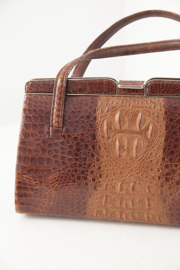 Vintage Vintage alligator handbag Size ONE SIZE - 5 Thumbnail