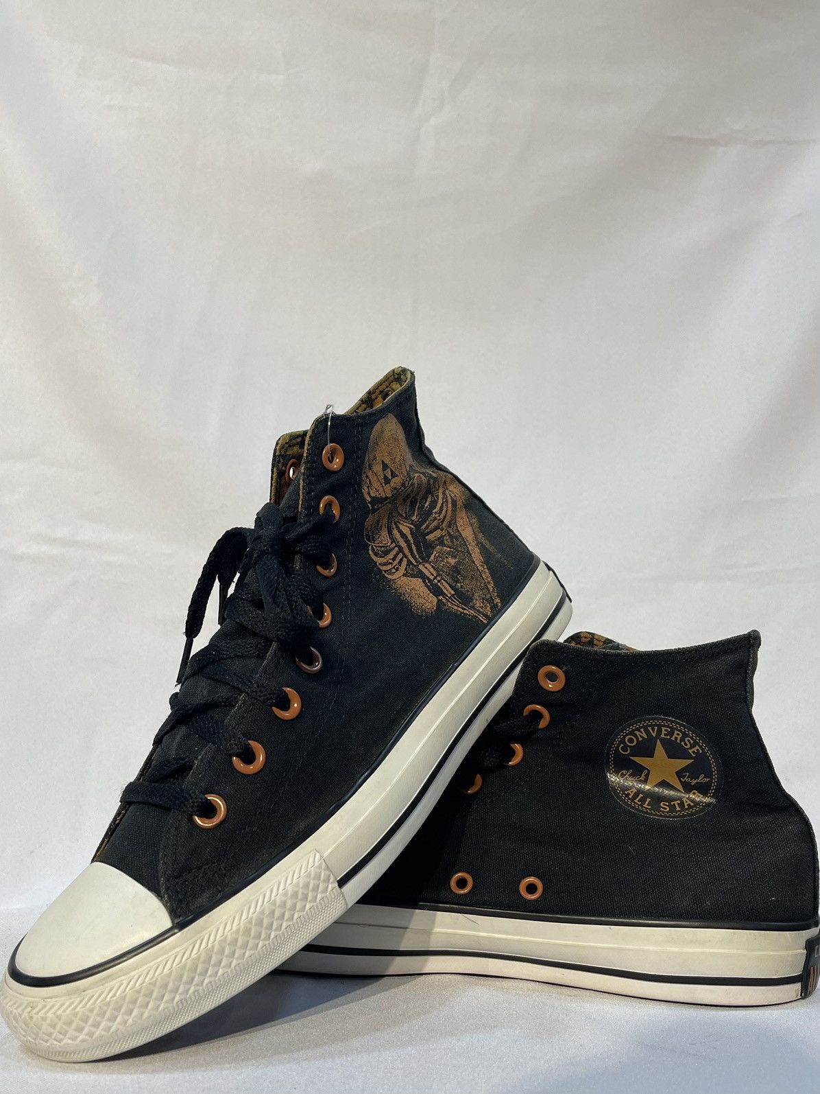 Band Tees × Converse × Vintage Converse Chucks Black Sabbath Chuck Taylor Limited Edition Size US 9 / EU 42 - 3 Thumbnail