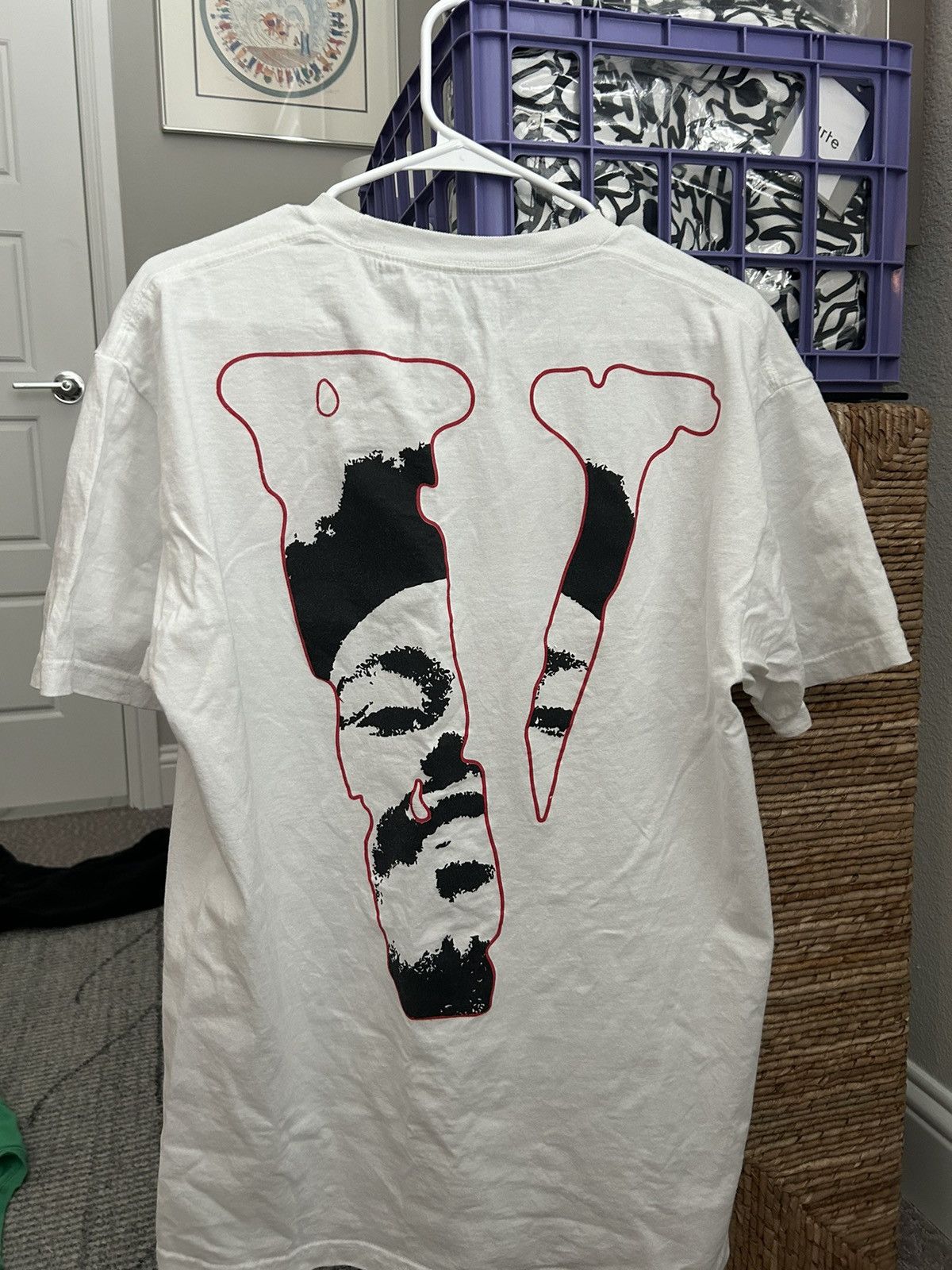 The Weeknd × Vlone The Weeknd After Hours x Vlone Tee (White/Pink Drip) Size US L / EU 52-54 / 3 - 3 Thumbnail
