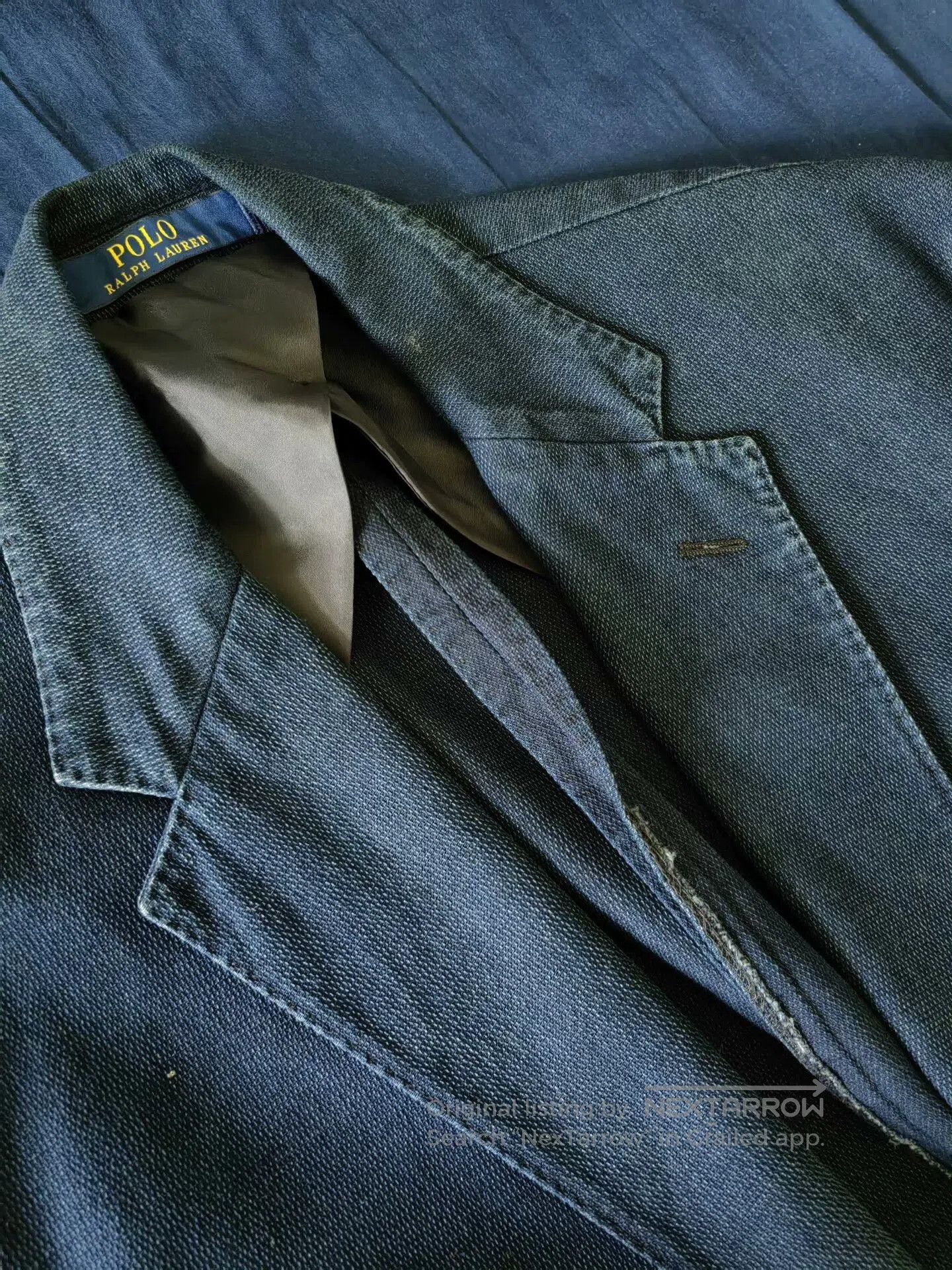 RRL Ralph Lauren Ralph Lauren Vintage Indigo Dyed Blazer. Size US XS / EU 42 / 0 - 1 Thumbnail
