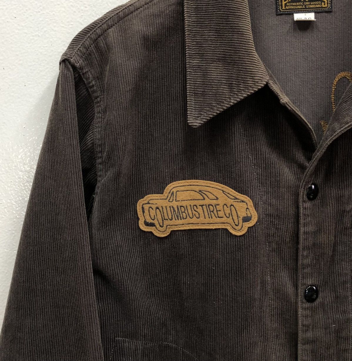 Vintage PHERROW 13W-PEJ Fellows Corduroy Burgundy Snap Button Jacket Size US M / EU 48-50 / 2 - 11 Thumbnail