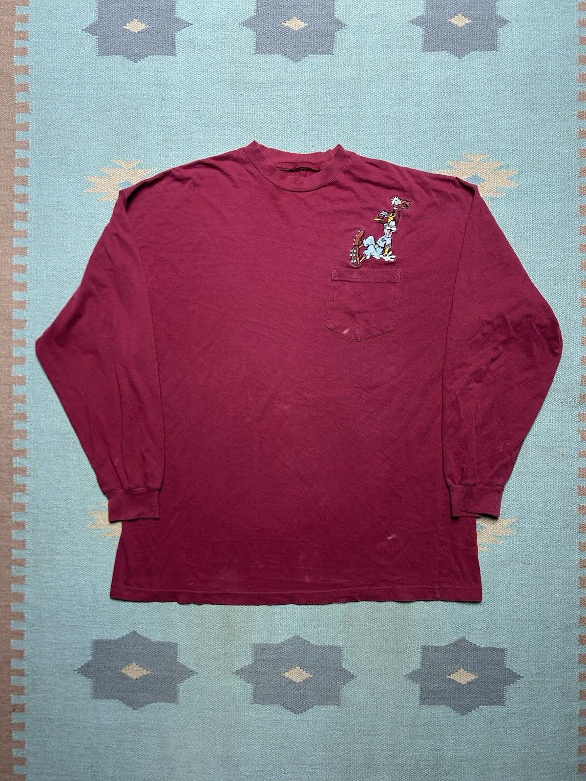 Vintage Vintage pocket t shirt goofy Disney cartoon embroidered XL Size US XL / EU 56 / 4 - 1 Thumbnail